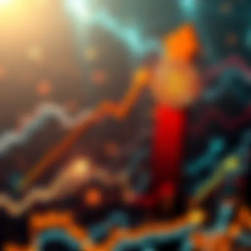 A visual representation of Bitcoin's growth toward a $10 billion valuation with upward arrows and a Bitcoin symbol