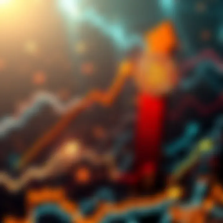 A visual representation of Bitcoin's growth toward a $10 billion valuation with upward arrows and a Bitcoin symbol