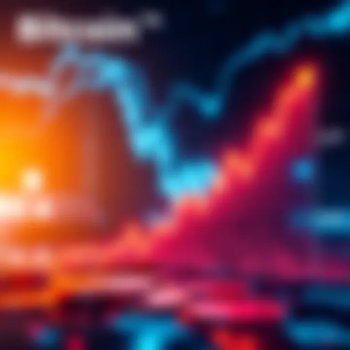 A graph showing Bitcoin price increase with dollar-cost averaging strategy, highlighting potential growth by 2030.