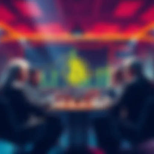 Group of Bitcoin veterans discussing their strategies for coping with bear markets at a roundtable