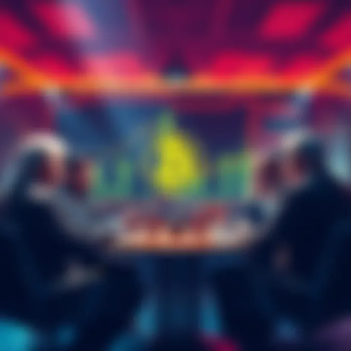 Group of Bitcoin veterans discussing their strategies for coping with bear markets at a roundtable