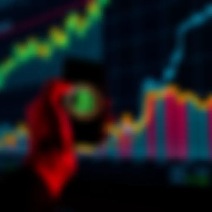 A person holding a smartphone displaying a Bitcoin symbol, looking optimistic about potential investment returns, with a graph showing upward trends in the background.
