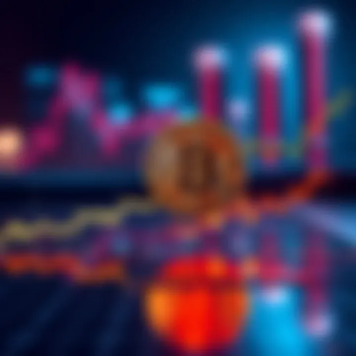 A graph showing Bitcoin's price versus U.S. inflation rates over five years, illustrating the comparison between the two.