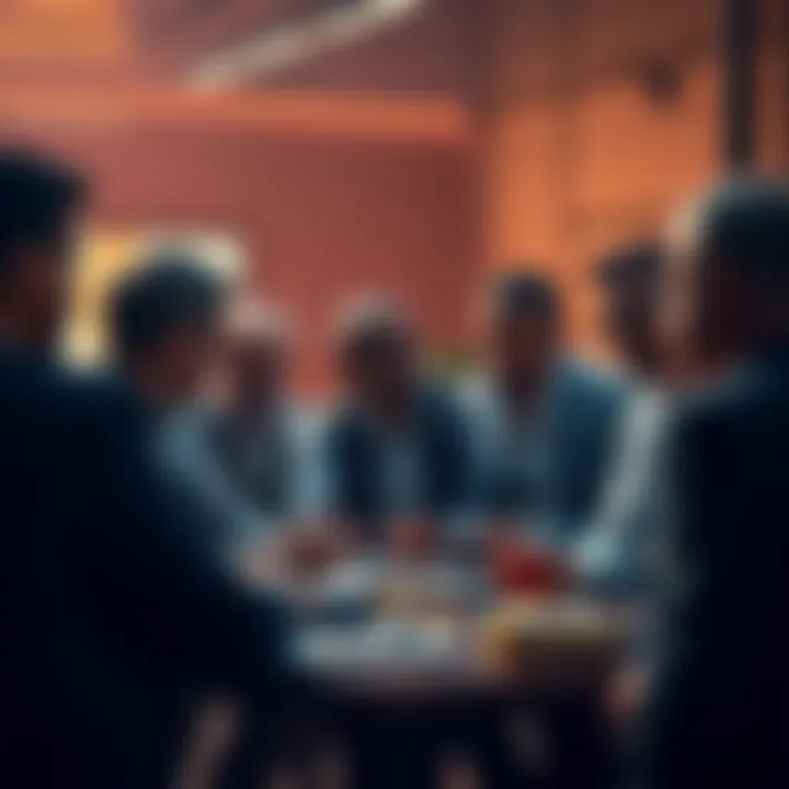 A group of people discussing strategies for passing down Bitcoin and cryptocurrency assets across generations.