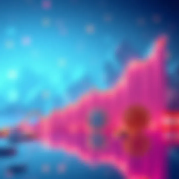 A graph showing rising Bitcoin accumulation alongside institutional logos suggesting growth despite negative sentiment