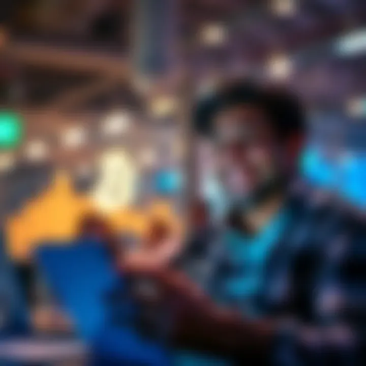 Person smiling while tracking their monthly Bitcoin investments on Cash App