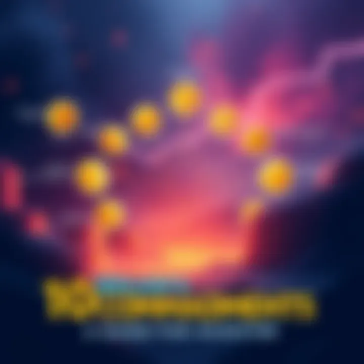 Illustration of ten Bitcoin commandments with icons representing security, avoidance of leverage, and long-term strategy