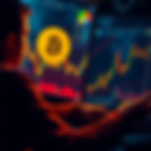 A person analyzing Bitcoin charts and graphs while considering investment options like DCA and HODL.