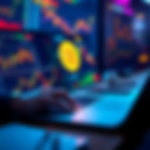 A person analyzing Bitcoin charts and graphs on a laptop, considering investment strategies.