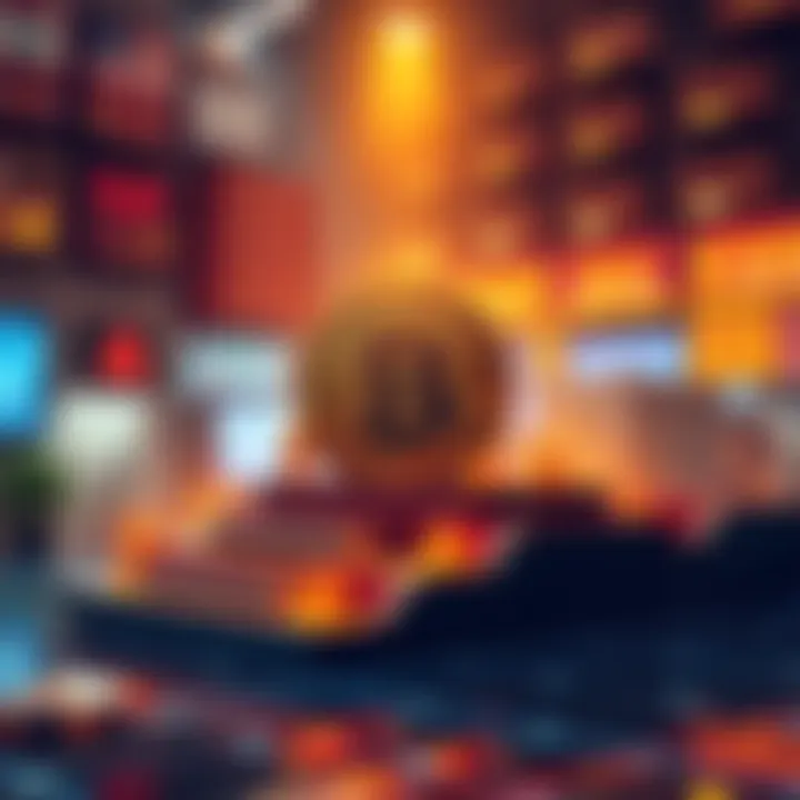 Illustration of Bitcoin lending concept without margin calls featuring a safe and secure environment.