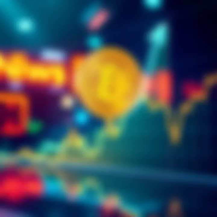 A graph showing Bitcoin prices rising sharply, indicating a short squeeze in the market.