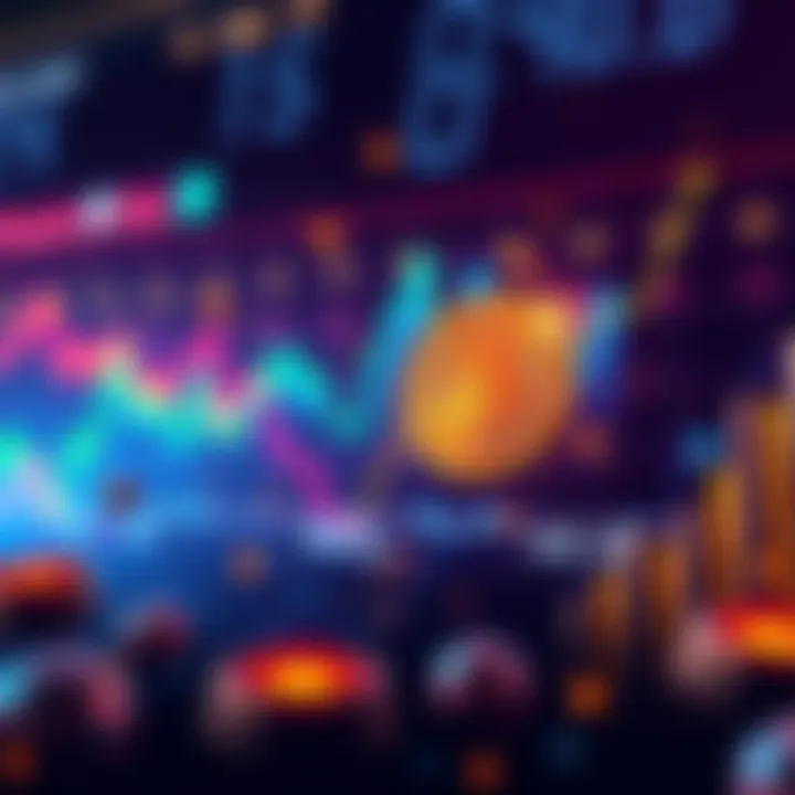 Bitcoin Market Challenges A visual representation of Bitcoin's market with a declining chart and symbols of economic risks, highlighting tensions in the cryptocurrency space.