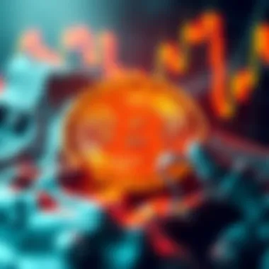 Bitcoin Market Dip A graphic showing Bitcoin dropping below $90,000, illustrating market fluctuations and investor reactions.