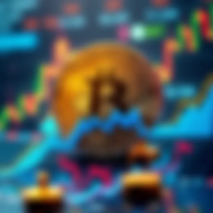 A graphical representation showing Bitcoin price stability with market trends and liquidity indicators.