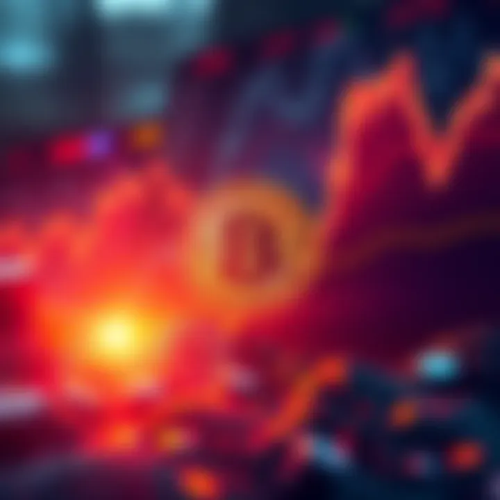 A graphic showing Bitcoin's rise and recent dip with ETF influences