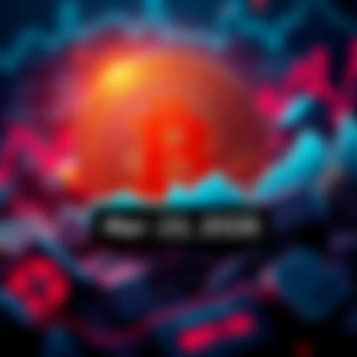 A digital representation of Bitcoin with a graph showing the approaching 20 million BTC milestone, featuring a countdown to March 12, 2026.