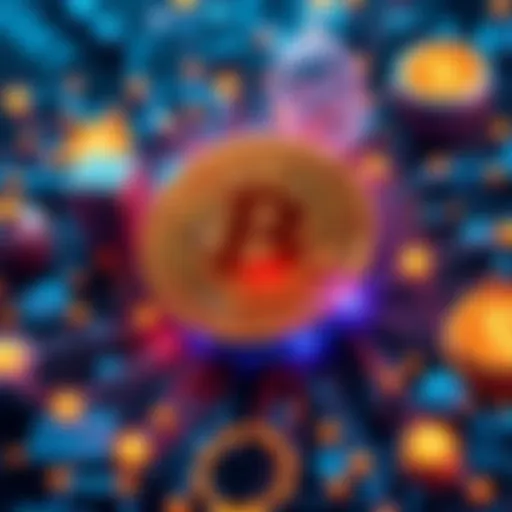 A visual representation of Bitcoin's key components, including blockchain, miners, and nodes, illustrating how they interact within the network.