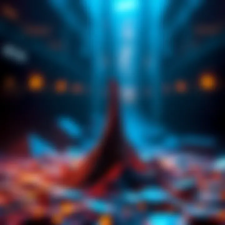 A graphic showing a declining Bitcoin node count with a dramatic drop symbolizing the loss of 10,000 nodes overnight.