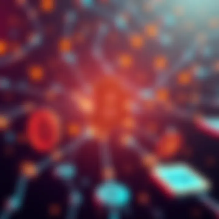 Illustration showing Bitcoin nodes with connections, highlighting miner approvals and BIP-110 changes
