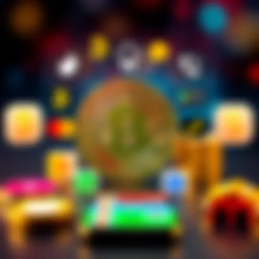 A graphic showing Bitcoin alongside various payment apps and bank transfer symbols, illustrating the speed of money transfer options.