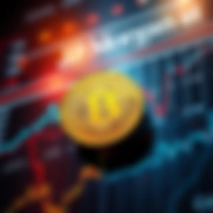 A visual representation of Bitcoin enhancing investment portfolios, with graphs showing increased returns and J.P. Morgan branding in the background.