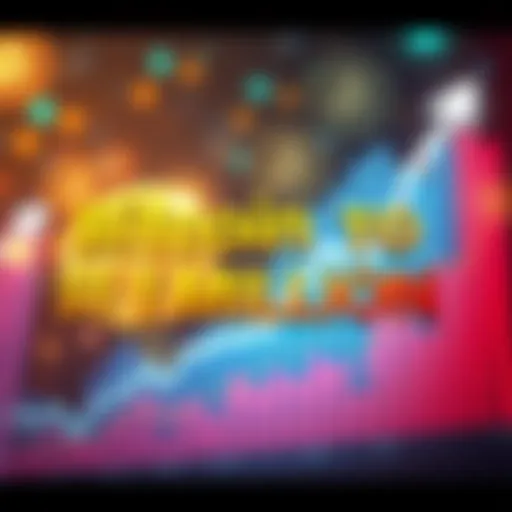 A graphic representing the rise of Bitcoin, featuring a bold text of 'Bitcoin to $1 Million' against a backdrop of digital currency symbols and charts, showing upward trends.