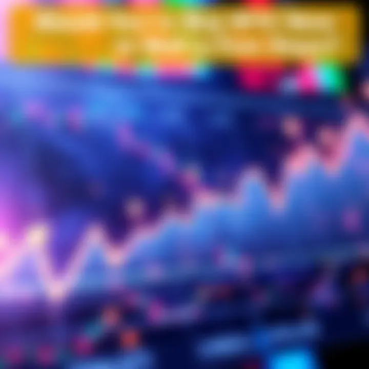 Bitcoin Price Analysis A graph showing Bitcoin price trends with upward and downward arrows, representing market analysis.