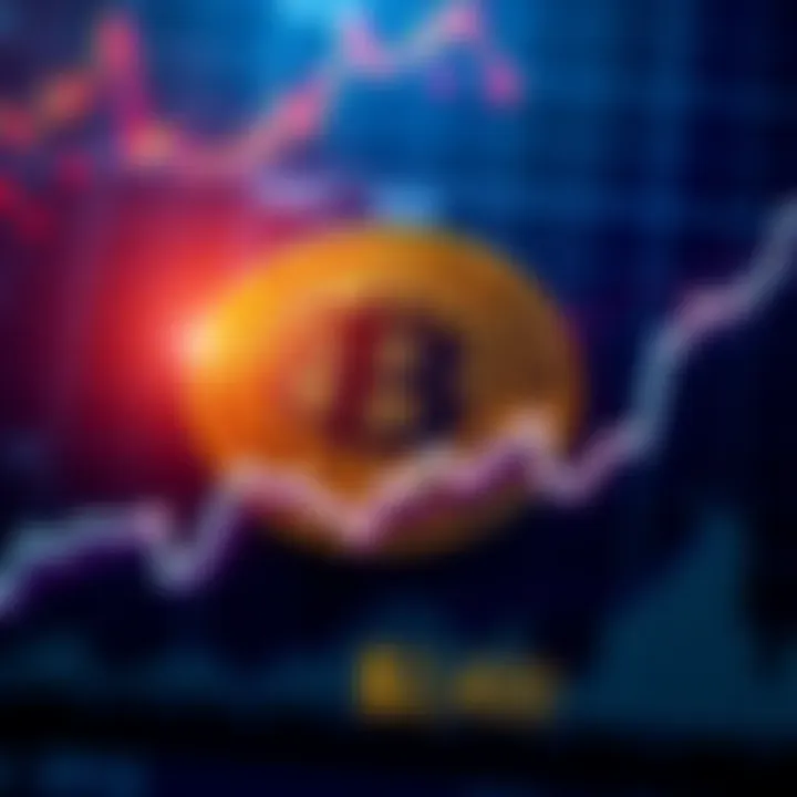 A chart showing Bitcoin's rise to $94,000 with a background of currency symbols