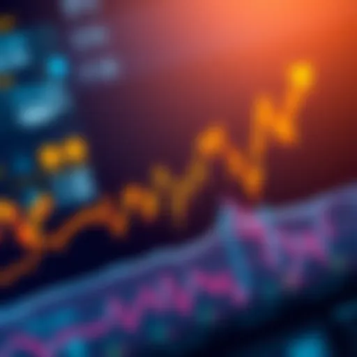 A line graph showing Bitcoin's price movements with a sideways trend in focus.