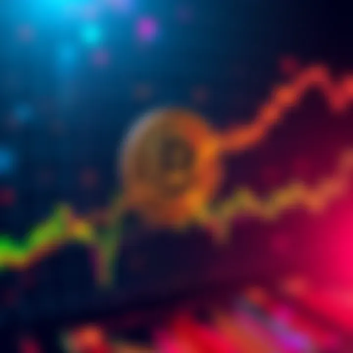 A chart showing Bitcoin's price increase from December to now in a colorful line graph