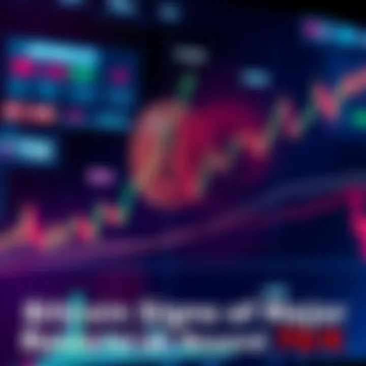 A chart showing Bitcoin's price movement with an upward trend and key indicators highlighted, symbolizing a potential market reversal.