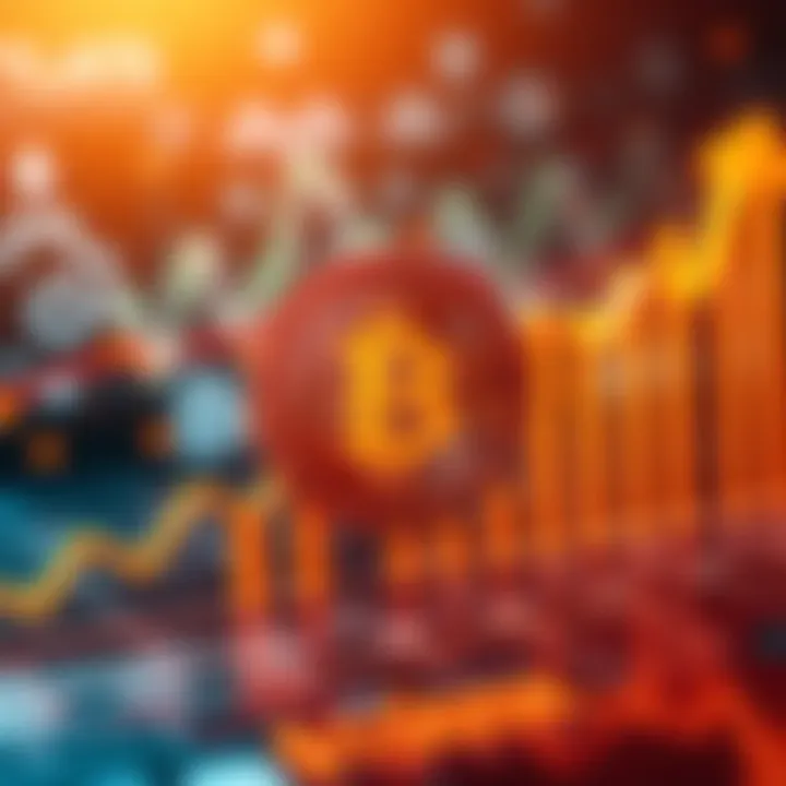 Bitcoin price chart with upward trend A visual representation of Bitcoin's price chart showing an upward trend, highlighting the $100,000 milestone with institutional adoption symbols in the background.
