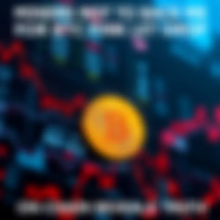 Graph showing Bitcoin price drop with declining miner supply indicator