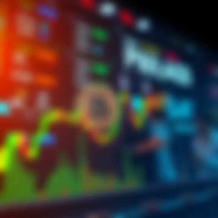 Chart showing Bitcoin price dropping towards $69,420 with traders discussing in the background