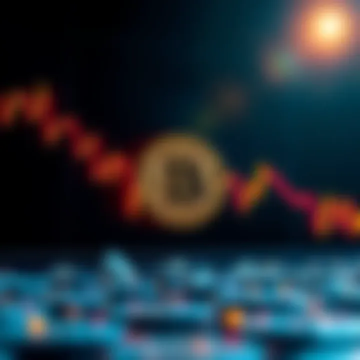 A graph showing the decline of Bitcoin's value below $73,000 after Trump's election win.