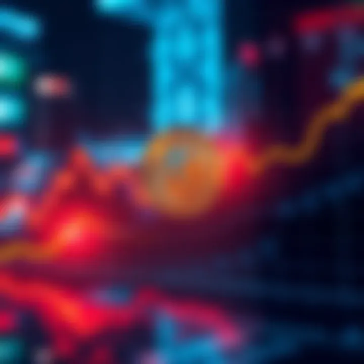 A graph showing Bitcoin's price falling below its average production cost, highlighting concern in the cryptocurrency market.