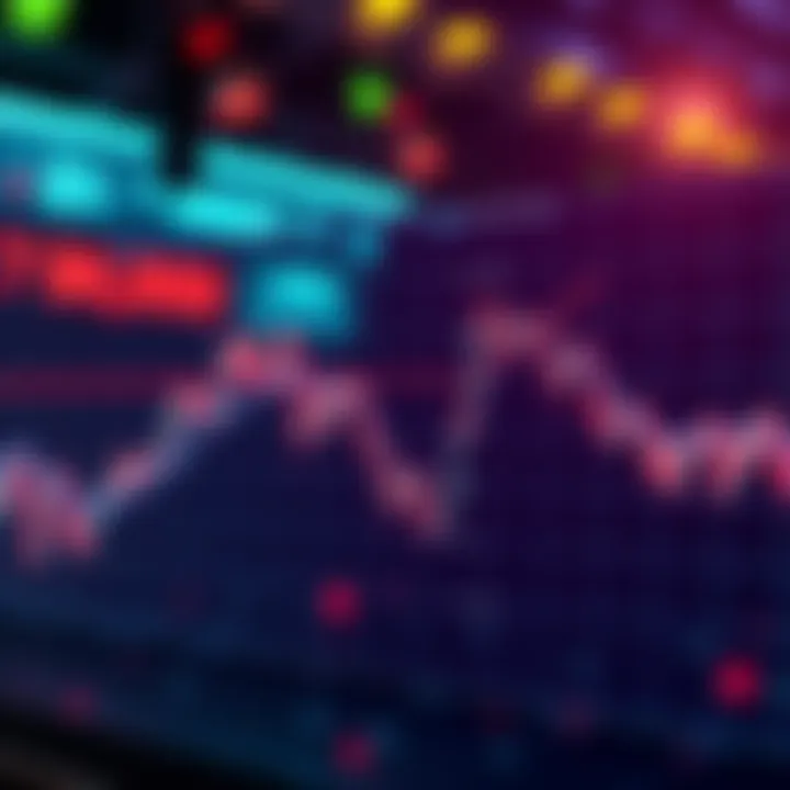 A graph showing Bitcoin's price decline to $61,000 with a downward trend line and liquidated positions highlighted