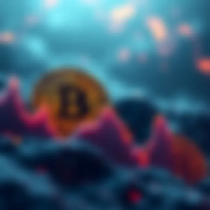 Bitcoin Price Drop A graph showing Bitcoin's significant decline over the past year, illustrating the $1.2 trillion loss in market value.