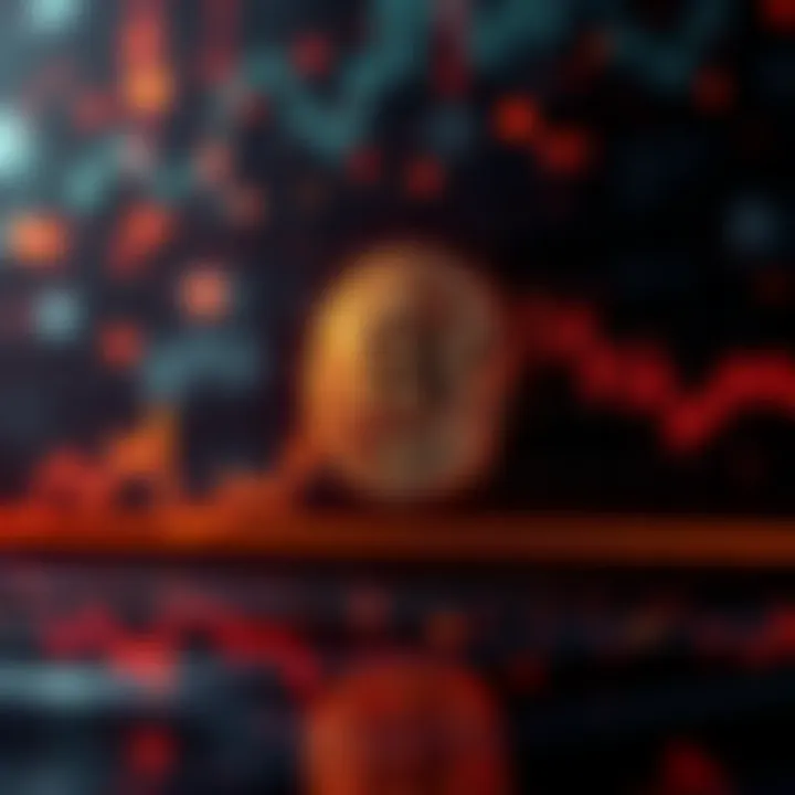 A graph showing a sharp decline in Bitcoin value, indicating a 17-20% drop in November 2025