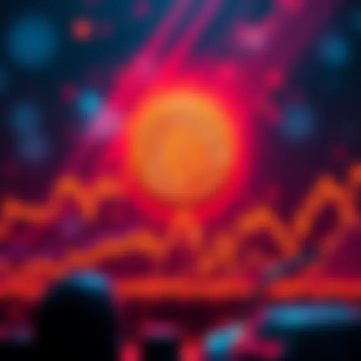 Graph showing Bitcoin's price rise and fall after Trump's tweets, highlighting significant price changes and liquidations