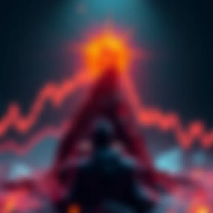 Bitcoin price chart showing a significant upward spike, reflecting a 10% increase amid Middle East tensions.