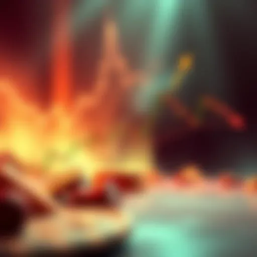 Graph showing Bitcoin price fluctuating between two key levels, with arrows indicating potential breakout points above 78k and below 65k.