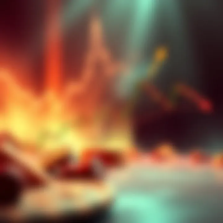 Graph showing Bitcoin price fluctuating between two key levels, with arrows indicating potential breakout points above 78k and below 65k.