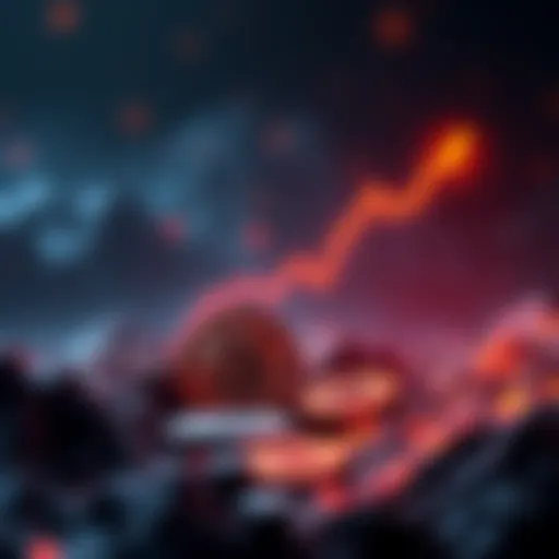 A visual representation of Bitcoin soaring to $250,000, with a graph showing an upward trend and Cardano's logo in the corner.