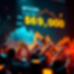 Graph showing Bitcoin price rising above $69,000 with excitement in the market