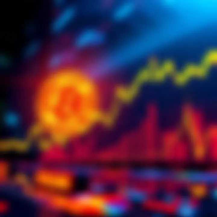 Graph showing Bitcoin price hitting $71,000 with rising demand