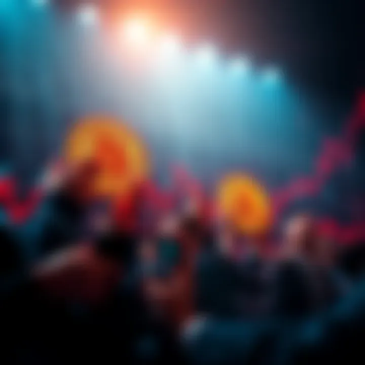 Graph showing Bitcoin's price rise past $60,000 with excited investors