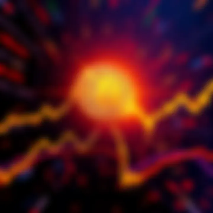 A graph showing Bitcoin's price increase with a bullish trend, reflecting renewed interest and optimism among investors.