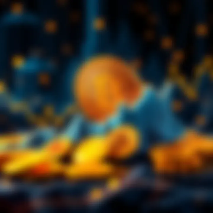 Bitcoin price surge prediction A visual representation of Bitcoin predicting a surge to $10 million, featuring a graph with rising trends and Bitcoin symbols.