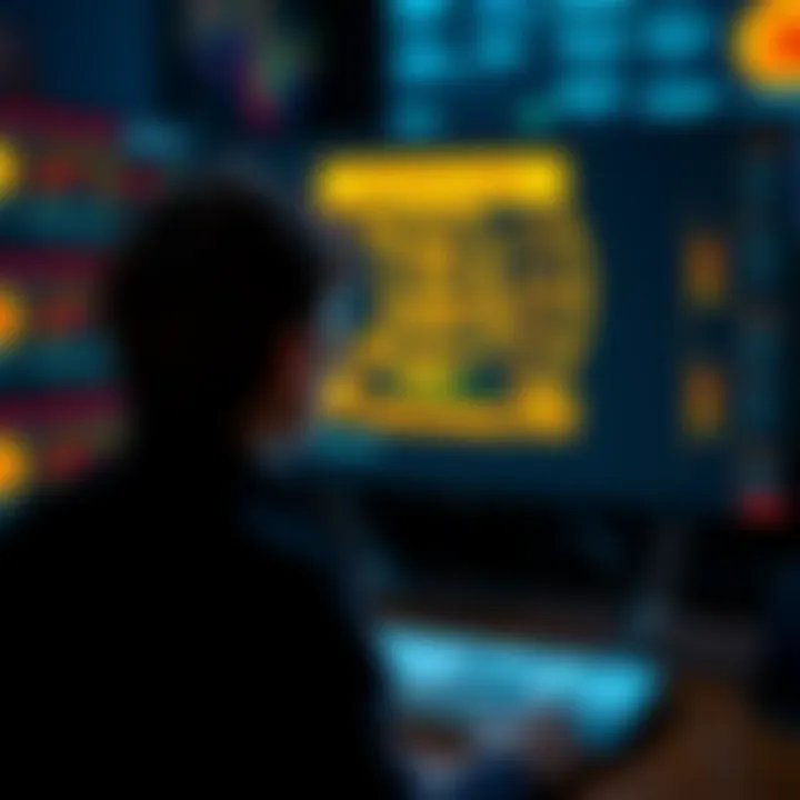 A person staring at a screen displaying Bitcoin recovery words, contemplating how to decipher a private key with fewer words.